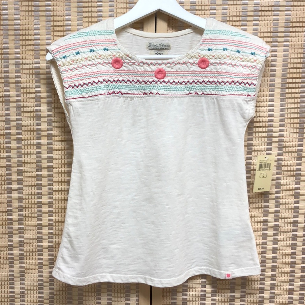 Girls’ Lucky Brand top, NWT!